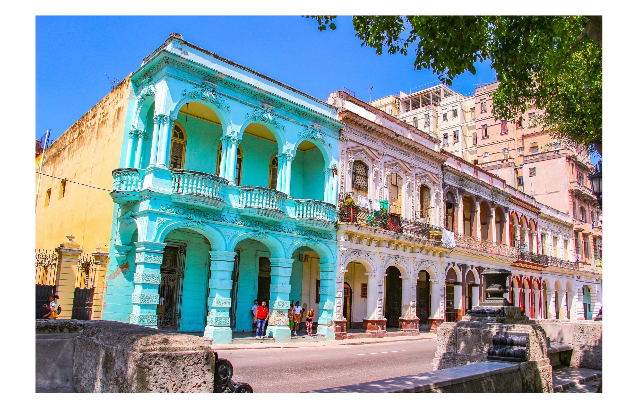 Havana bunte Gebäude