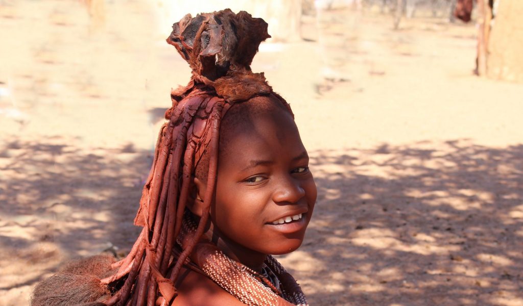 Himba-Frau in Namibia