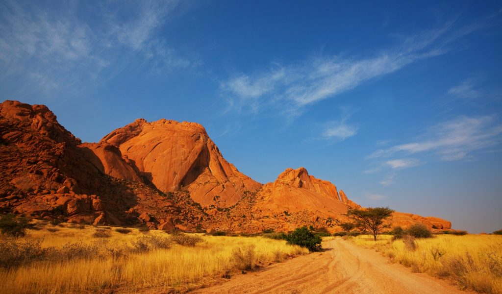 Straße in Namibia